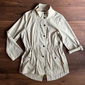 🌿 LILLA P Beige Lightweight Spring/Summer Jacket – Size L